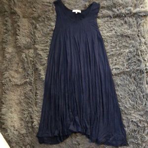 Navy shift dress